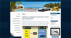 Desktop Screenshot of milliomosinas.hu